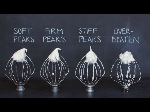 Meringue peaks